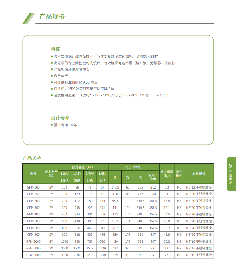 JN江南蓄电池2V系列(图3)